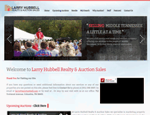 Tablet Screenshot of larryhubbell.com